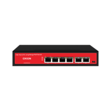 Ai-PoE Switch 4FE PoE+2FE Ethernet Uplink